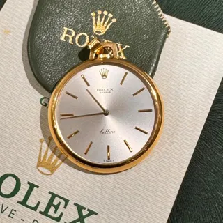 Rolex Cellini Time 3717 36mm Yellow gold White