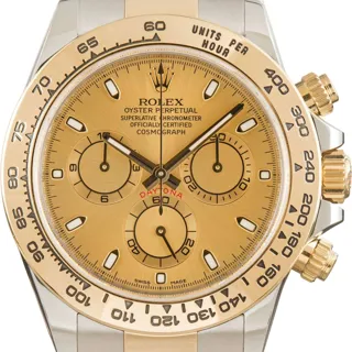 Rolex Cosmograph Daytona 116503 Stainless steel and 18k yellow gold Champagne