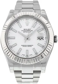 Rolex Datejust II 116334 Stainless steel White