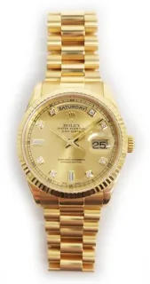 Rolex Day-Date 36 118238 36mm Yellow gold Champagne