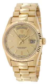 Rolex Day-Date 36 18238 (DAY-DATE  (UP TO 2000)) 36mm Yellow gold Champagne