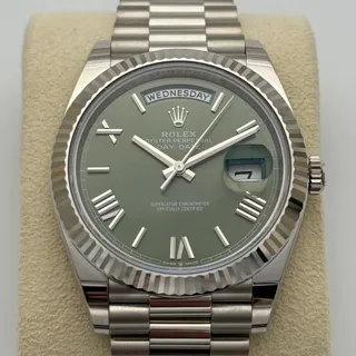 Rolex Day-Date 40 228239 (DAY-DATE  ) 40mm White gold Green