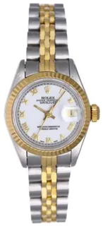 Rolex Lady-Datejust 69173 Stainless steel and 18k yellow gold White