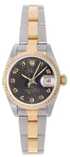 Rolex Lady-Datejust 69173 Stainless steel and 18k yellow gold Black