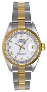 Rolex Lady-Datejust 69173 Stainless steel and 18k yellow gold White