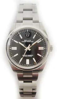 Rolex Oyster Perpetual 124300-0002 Stainless steel Black