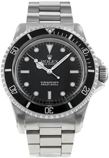 Rolex Submariner 5513 Stainless steel Black