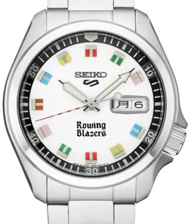 Seiko 5 Sports SRPJ71 40mm Steel White