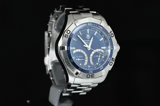 TAG Heuer Aquaracer CAF7012 43mm Satin-finished steel Blue