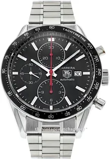 TAG Heuer Carrera Calibre 16 CV2014.BA0794 41mm Polished steel Black