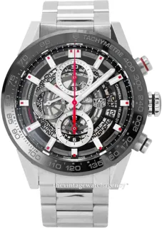 TAG Heuer Carrera Calibre HEUER 01 CAR201V.BA0714 43mm Ceramic and Stainless steel Skeletonized