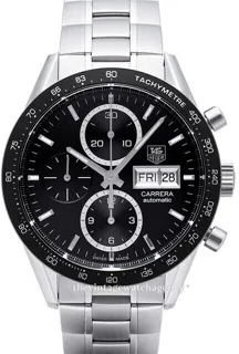 TAG Heuer Carrera CV201AG.BA0725 41mm Stainless steel Black