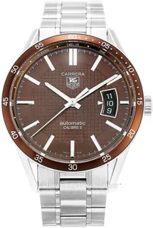 TAG Heuer Carrera WV211N.BA0787 39mm Stainless steel Brown