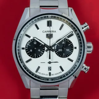 TAG Heuer Carrera CBN2018.BA0642 42mm PVD coated titanium off-white$black