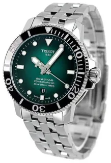 Tissot Seastar T1204071109101 49.5mm Stainless steel Black