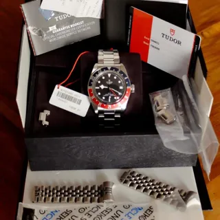 Tudor Black Bay GMT 79830RB 41mm Stainless steel Black