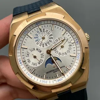 Vacheron Constantin Overseas 4300V/000R-B064 41.5mm Rose gold Silver