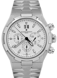 Vacheron Constantin Overseas Chronograph 49150 42mm Steel White