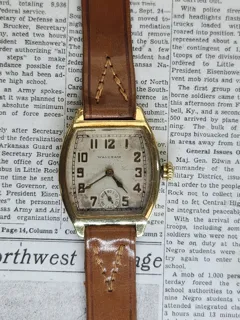 Waltham Watch Company Art deco Michael Fanelli NYAC