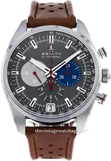 Zenith El Primero 03.2046.400/25.C771 42mm Stainless steel Gray