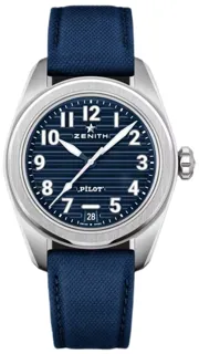 Zenith Pilot 03.4000.3620/51.I003 Stainless steel Blue