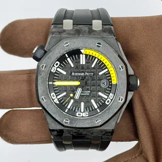 Audemars Piguet Royal Oak Offshore Diver 15706AU.OO.A002CA.01 42mm Carbon fiber and Ceramic and Titanium Black