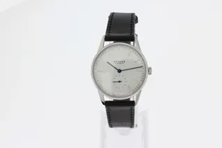 NOMOS Orion 35mm Stahl white silver-plated