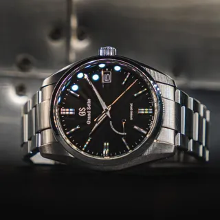 Grand Seiko Heritage SBGA467 40mm Stainless steel Black