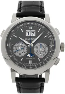 A. Lange & Söhne Datograph 410.038 White gold Gray