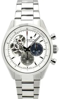 Zenith El Primero 03.3300.3604/69.M3300 39.5mm Stainless steel Silver