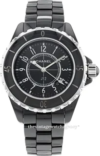 Chanel J12 H0682 33mm Black ceramic Black