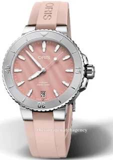 Oris Aquis 01 733 7770 4158-07 4 18 66FC 36.5mm Stainless steel Red