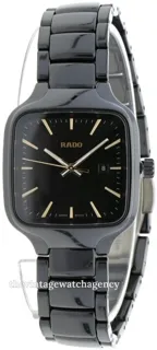 Rado True Square R27080162 29mm Ceramic and Titanium and PVD Black