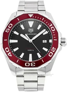 TAG Heuer Aquaracer WAY101B.BA0746 43mm Stainless steel Black