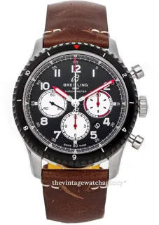 Breitling Aviator 8 AB01194A1B1X2 Stainless steel Black