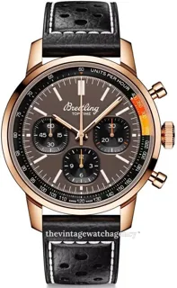 Breitling Top Time RB01761A1Q1X1 41mm Red gold Brown