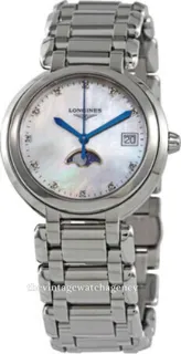 Longines PrimaLuna L81164876 34mm Stainless steel White