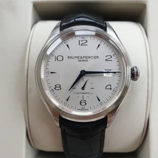 Baume & Mercier Clifton MOA10052 41mm Steel Silver