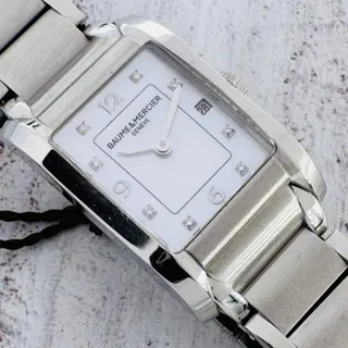 Baume & Mercier Hampton M0A10050 34.5mm Steel Mother of pearl