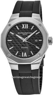 Baume & Mercier Riviera M0A10613 brushed/polished steel Black