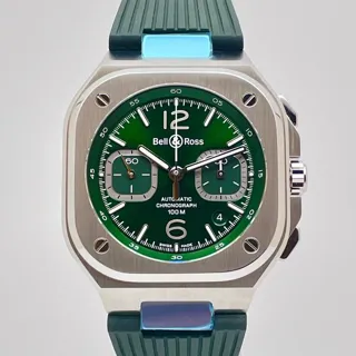 Bell & Ross Urban BR05C-GN-ST/SRB 42mm Stainless steel Green