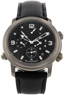 Blancpain Léman Réveil GMT 2041-1230-64B 40mm Titanium Black