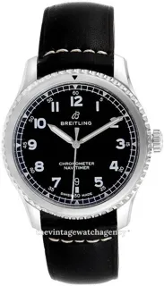 Breitling Aviator 8 A17314101B1X1 Stainless steel Black