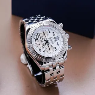 Breitling Chronomat A13356 44mm Stainless steel White