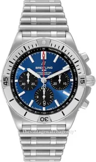 Breitling Chronomat AB0134101C1A1 42mm Stainless steel Blue