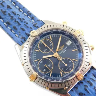 Breitling Chronomat B13047 39mm Gold/Steel Blue