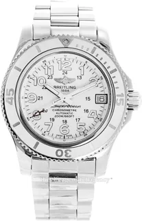 Breitling Superocean A17312D2/A775/179A 36mm Brushed/polished steel White