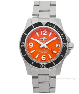 Breitling Superocean A17316D71O1A1 36mm Stainless steel Orange