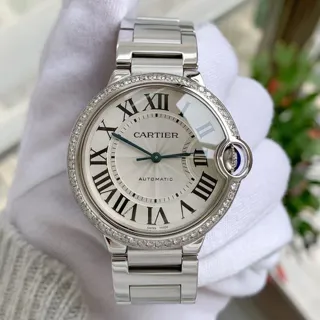 Cartier Ballon Bleu 36mm W6920046 36mm Stainless steel White