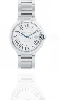 Cartier Ballon Bleu 42mm W69012Z4 42mm Stainless steel Silver